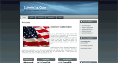 Desktop Screenshot of lukeacha.com