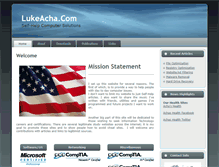 Tablet Screenshot of lukeacha.com